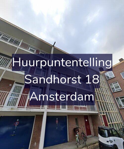 Foto gevel Huurpuntentelling voor Sandhorst 18, Amsterdam