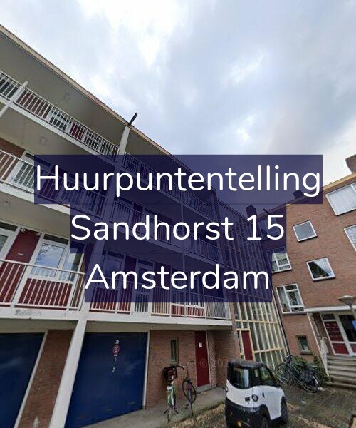 Foto gevel Huurpuntentelling voor Sandhorst 15, Amsterdam