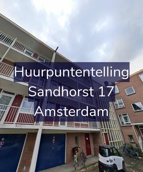 Foto gevel Huurpuntentelling voor Sandhorst 17, Amsterdam