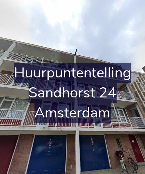 Foto gevel Huurpuntentelling voor Sandhorst 24, Amsterdam
