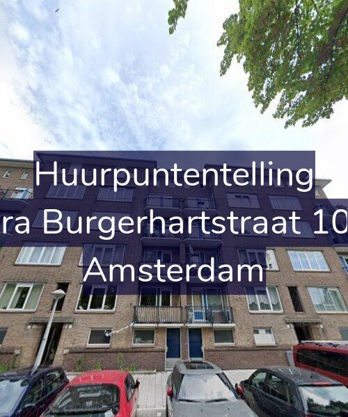 Foto gevel Huurpuntentelling voor Sara Burgerhartstraat 10-1, Amsterdam