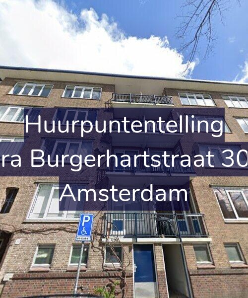 Foto gevel Huurpuntentelling voor Sara Burgerhartstraat 30-2, Amsterdam