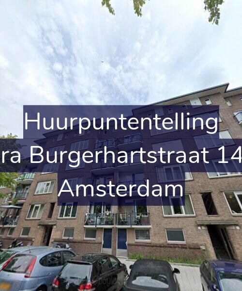 Foto gevel Huurpuntentelling voor Sara Burgerhartstraat 14-1, Amsterdam