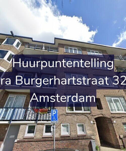 Foto gevel Huurpuntentelling voor Sara Burgerhartstraat 32-1, Amsterdam