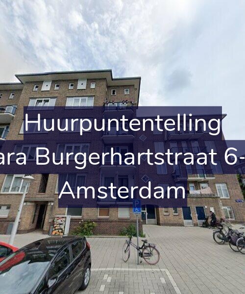 Foto gevel Huurpuntentelling voor Sara Burgerhartstraat 6-H, Amsterdam