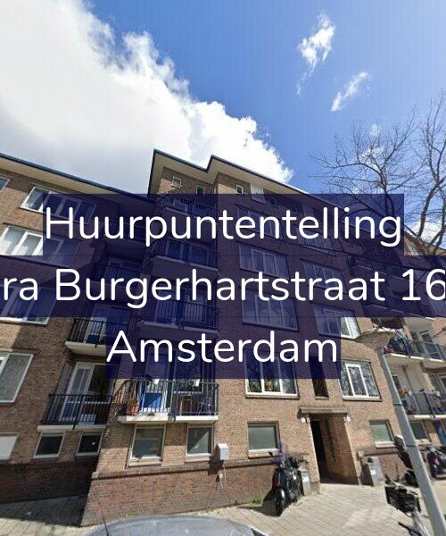 Foto gevel Huurpuntentelling voor Sara Burgerhartstraat 16-3, Amsterdam