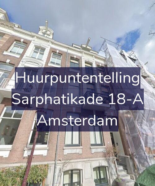 Foto gevel Huurpuntentelling voor Sarphatikade 18-A, Amsterdam
