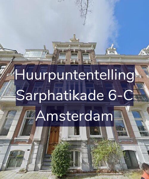 Foto gevel Huurpuntentelling voor Sarphatikade 6-C, Amsterdam