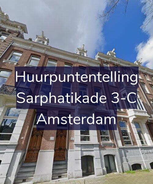 Foto gevel Huurpuntentelling voor Sarphatikade 3-C, Amsterdam