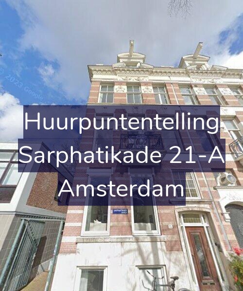Foto gevel Huurpuntentelling voor Sarphatikade 21-A, Amsterdam