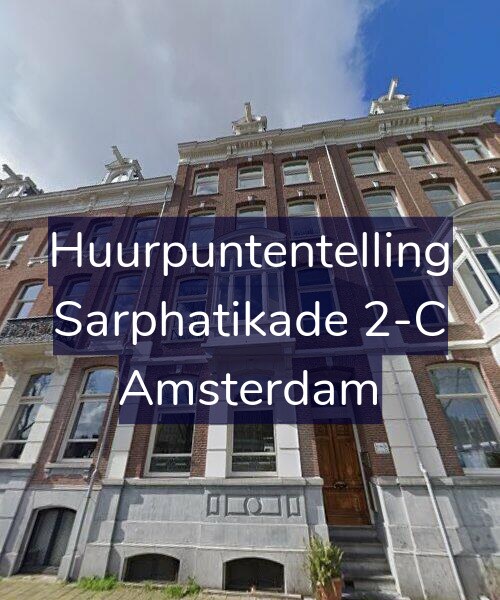 Foto gevel Huurpuntentelling voor Sarphatikade 2-C, Amsterdam