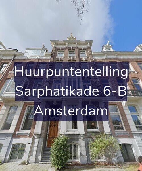 Foto gevel Huurpuntentelling voor Sarphatikade 6-B, Amsterdam