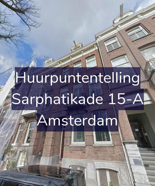 Foto gevel Huurpuntentelling voor Sarphatikade 15-A, Amsterdam