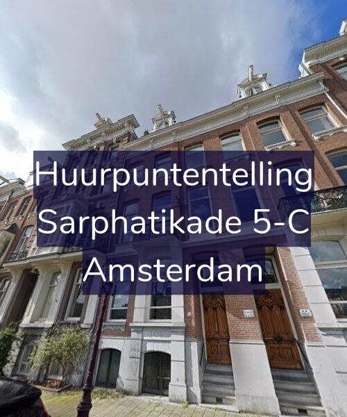 Foto gevel Huurpuntentelling voor Sarphatikade 5-C, Amsterdam