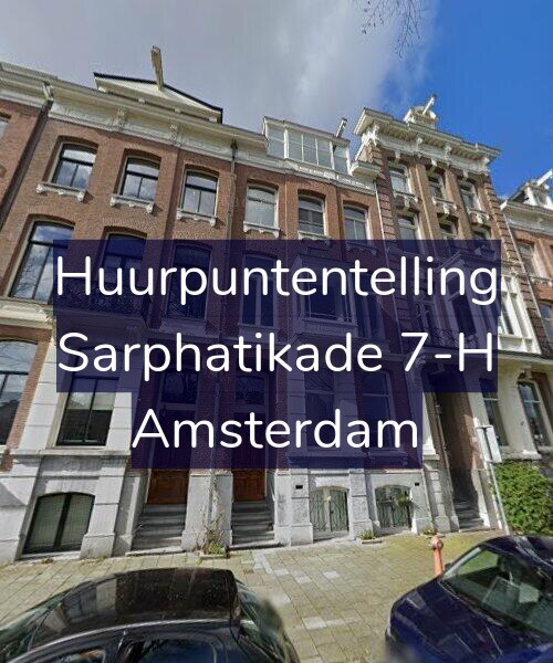 Foto gevel Huurpuntentelling voor Sarphatikade 7-H, Amsterdam