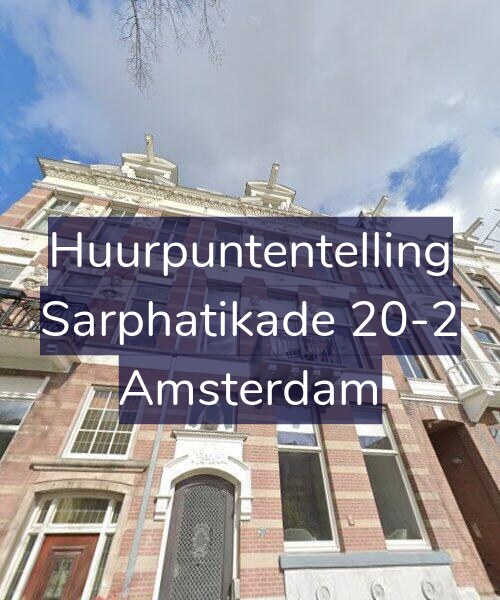 Foto gevel Huurpuntentelling voor Sarphatikade 20-2, Amsterdam