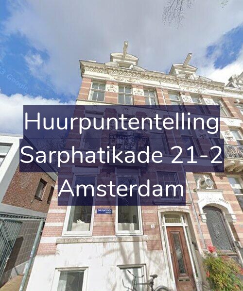 Foto gevel Huurpuntentelling voor Sarphatikade 21-2, Amsterdam