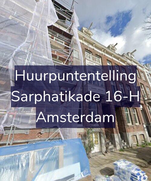 Foto gevel Huurpuntentelling voor Sarphatikade 16-H, Amsterdam