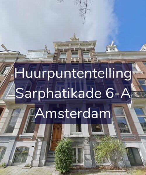Foto gevel Huurpuntentelling voor Sarphatikade 6-A, Amsterdam