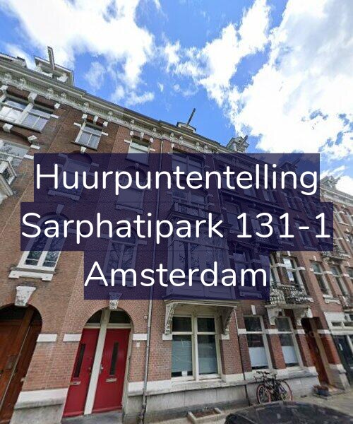 Foto gevel Huurpuntentelling voor Sarphatipark 131-1, Amsterdam