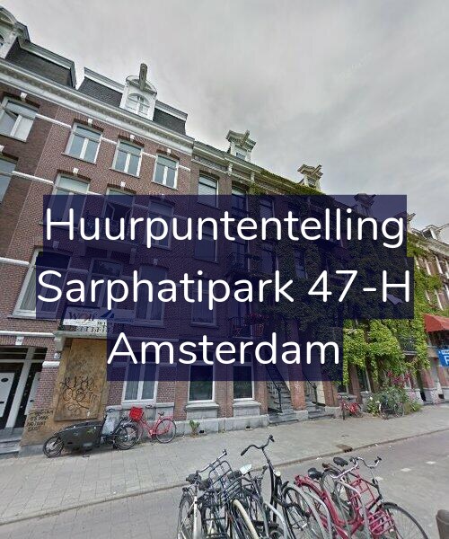 Foto gevel Huurpuntentelling voor Sarphatipark 47-H, Amsterdam