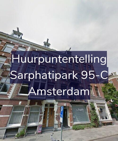 Foto gevel Huurpuntentelling voor Sarphatipark 95-C, Amsterdam