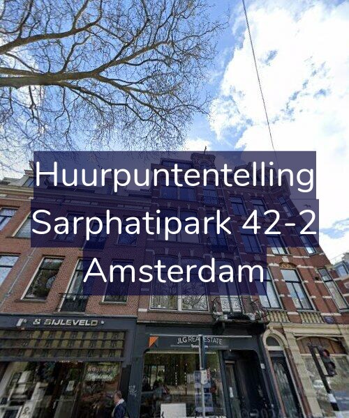 Foto gevel Huurpuntentelling voor Sarphatipark 42-2, Amsterdam