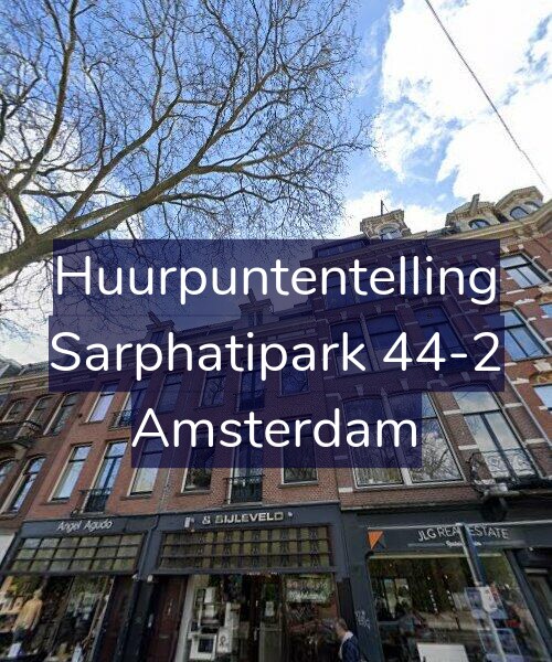Foto gevel Huurpuntentelling voor Sarphatipark 44-2, Amsterdam