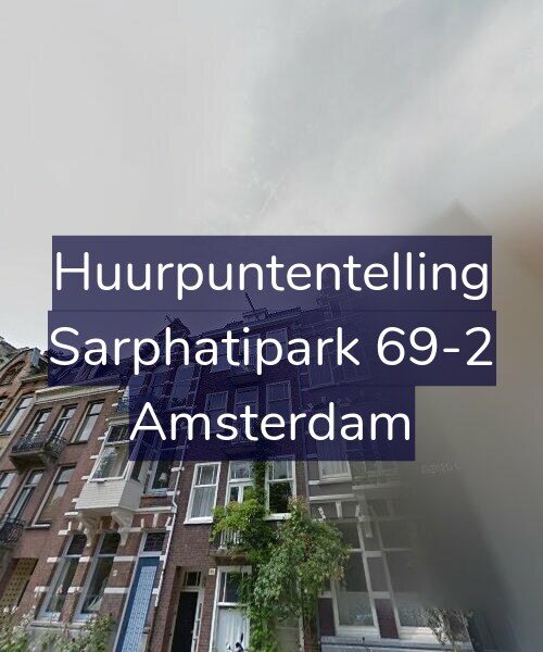 Foto gevel Huurpuntentelling voor Sarphatipark 69-2, Amsterdam