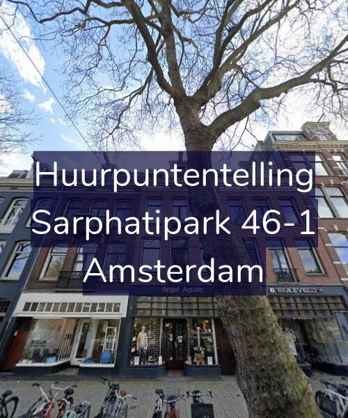 Foto gevel Huurpuntentelling voor Sarphatipark 46-1, Amsterdam