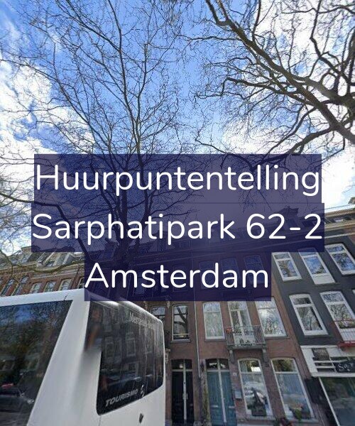 Foto gevel Huurpuntentelling voor Sarphatipark 62-2, Amsterdam