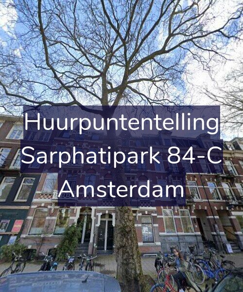 Foto gevel Huurpuntentelling voor Sarphatipark 84-C, Amsterdam