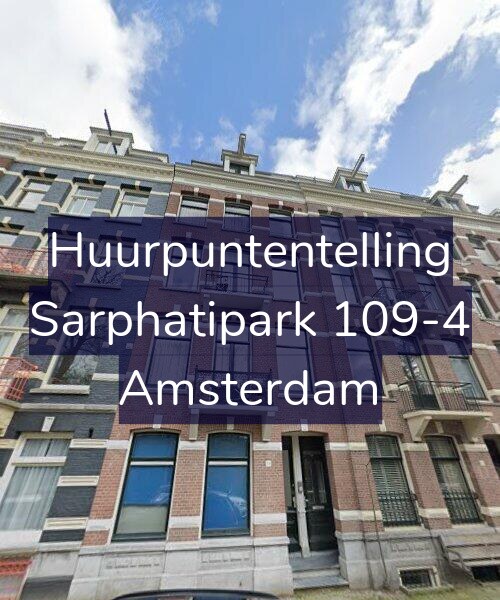 Foto gevel Huurpuntentelling voor Sarphatipark 109-4, Amsterdam