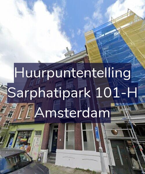 Foto gevel Huurpuntentelling voor Sarphatipark 101-H, Amsterdam