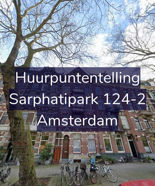 Foto gevel Huurpuntentelling voor Sarphatipark 124-2, Amsterdam