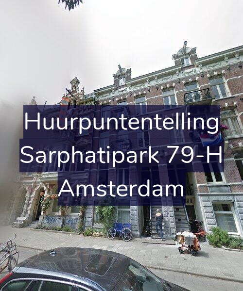 Foto gevel Huurpuntentelling voor Sarphatipark 79-H, Amsterdam