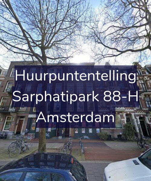 Foto gevel Huurpuntentelling voor Sarphatipark 88-H, Amsterdam