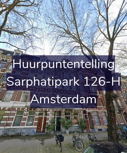 Foto gevel Huurpuntentelling voor Sarphatipark 126-H, Amsterdam
