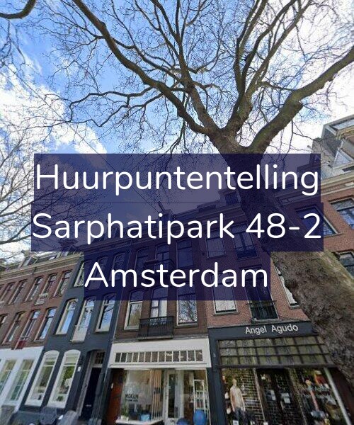 Foto gevel Huurpuntentelling voor Sarphatipark 48-2, Amsterdam