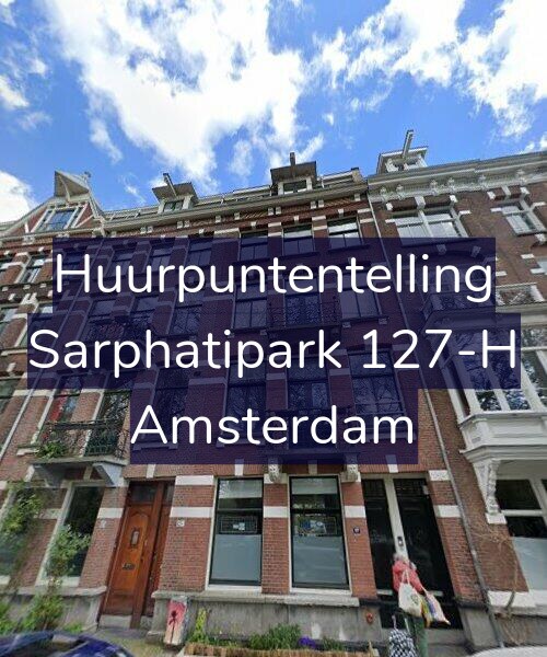 Foto gevel Huurpuntentelling voor Sarphatipark 127-H, Amsterdam