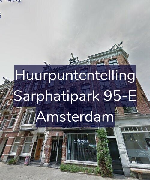 Foto gevel Huurpuntentelling voor Sarphatipark 95-E, Amsterdam
