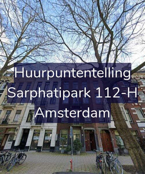 Foto gevel Huurpuntentelling voor Sarphatipark 112-H, Amsterdam