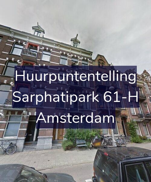 Foto gevel Huurpuntentelling voor Sarphatipark 61-H, Amsterdam