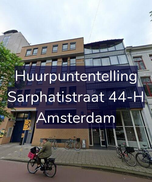 Foto gevel Huurpuntentelling voor Sarphatistraat 44-H, Amsterdam