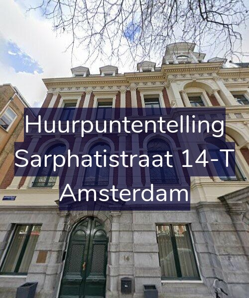 Foto gevel Huurpuntentelling voor Sarphatistraat 14-T, Amsterdam