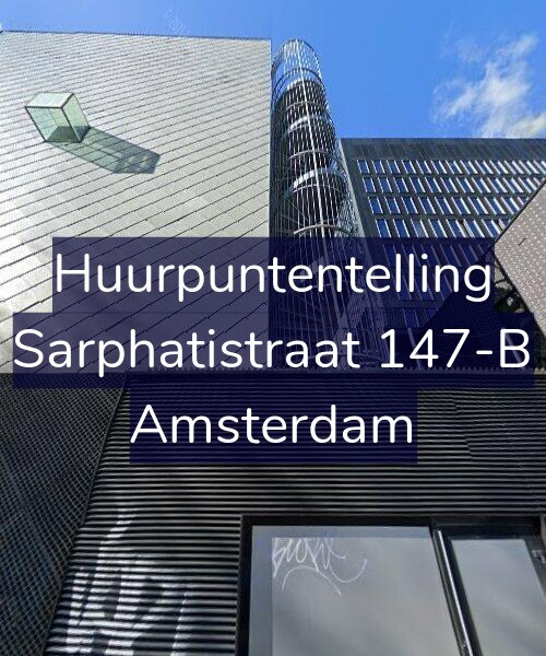 Foto gevel Huurpuntentelling voor Sarphatistraat 147-B, Amsterdam