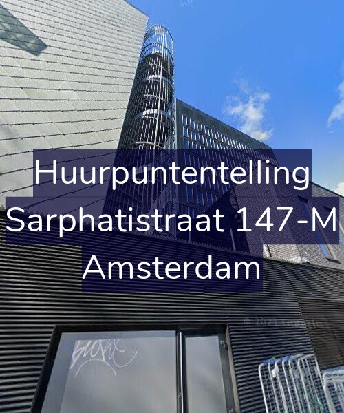 Foto gevel Huurpuntentelling voor Sarphatistraat 147-M, Amsterdam