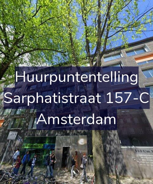 Foto gevel Huurpuntentelling voor Sarphatistraat 157-C, Amsterdam