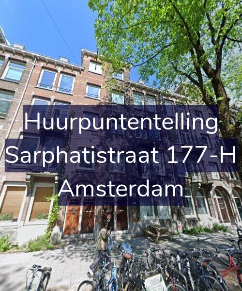Foto gevel Huurpuntentelling voor Sarphatistraat 177-H, Amsterdam