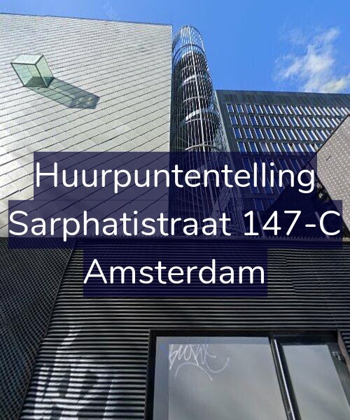 Foto gevel Huurpuntentelling voor Sarphatistraat 147-C, Amsterdam